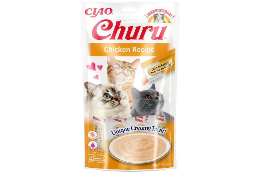 Snacks para gato | Pollo (4X14 G) 56 g | Calvet animales y plantas