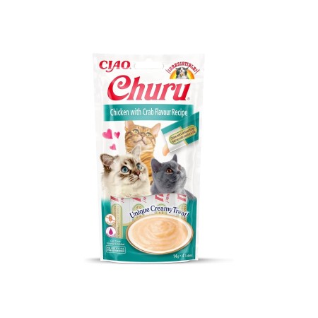 Snacks para gato | Pollo Con Cangrejo (4X14 G) 56 g | Calvet animales y plantas