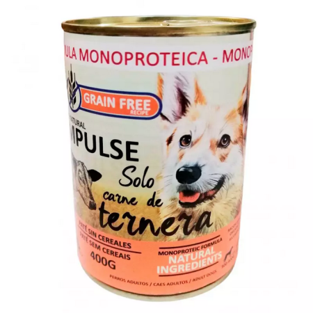 Comida húmeda para perro | Húmedo Ternera 400 g | Calvet animales y plantas