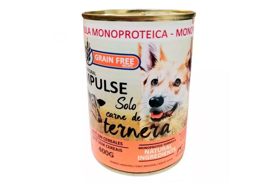 Comida húmeda para perro | Húmedo Ternera 400 g | Calvet animales y plantas