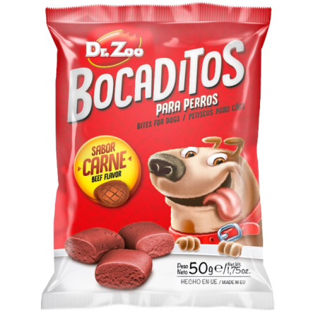 Snacks para perro | Bocaditos Buey 50 g | Calvet animales y plantas