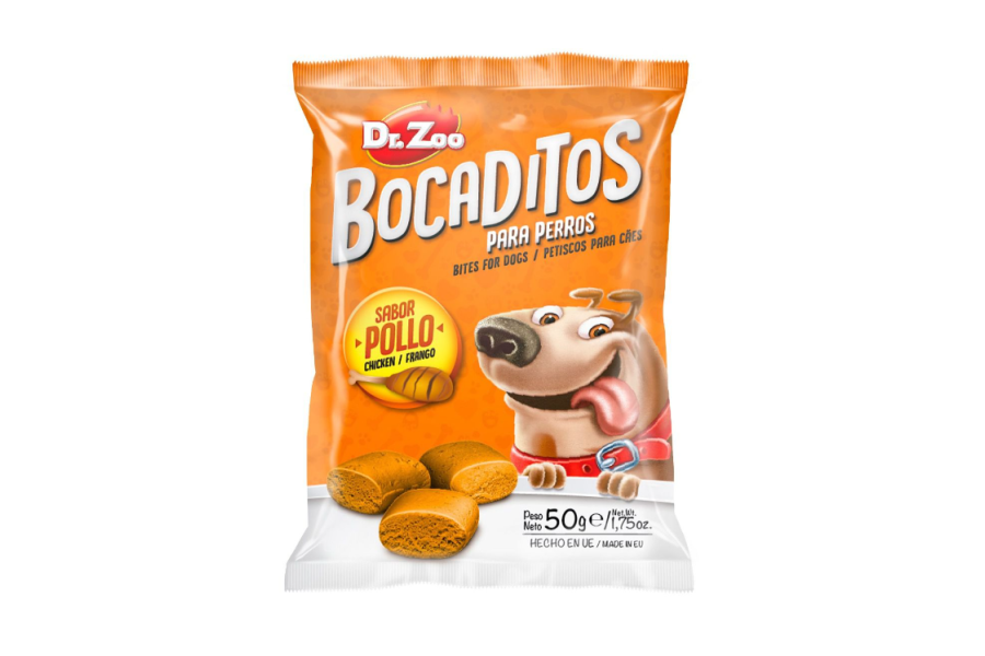 Snacks para perro | Bocaditos Pollo 50 g | Calvet animales y plantas