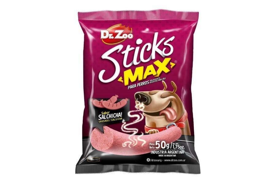 Snacks para perro | Sticks Max Salsicha 50 g | Calvet animales y plantas