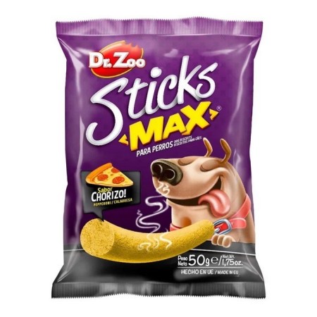 Snacks para perro | Sticks Max Chorizo 50 g | Calvet animales y plantas