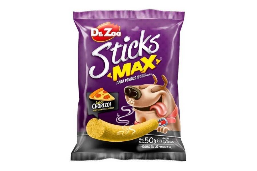 Snacks para perro | Sticks Max Chorizo 50 g | Calvet animales y plantas
