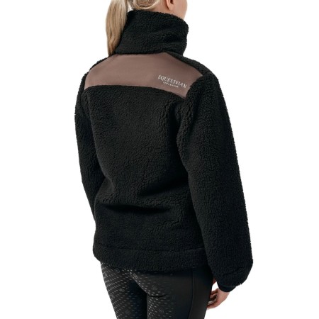  Ropa | Chaqueta Mujer Equestrian Stockholm Teddy Fleece Black