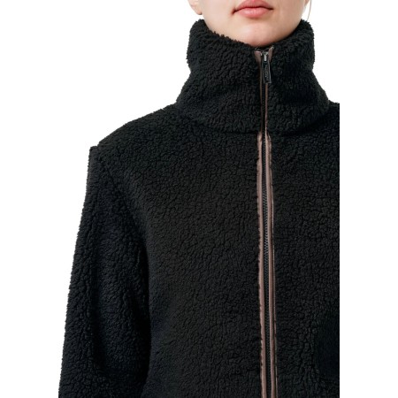 Jaqueta Dona Equestrian Stockholm Teddy Fleece Black Mocha | Genet