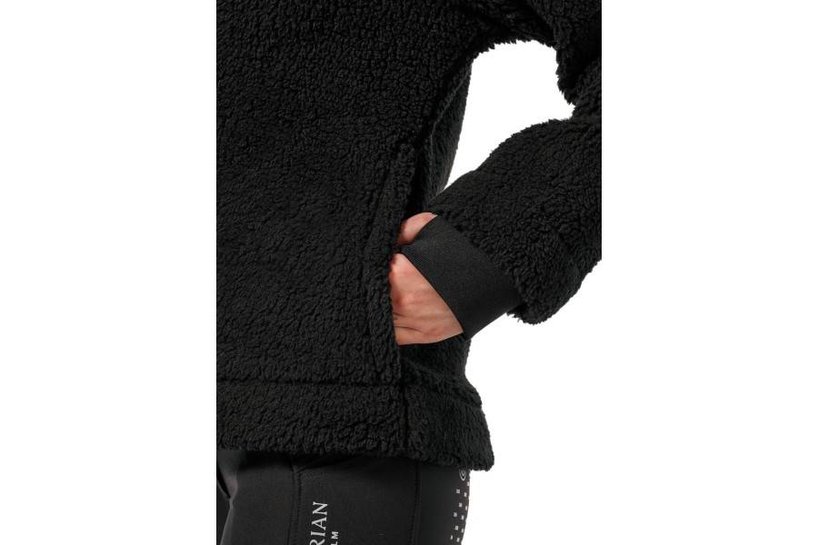  Ropa | Chaqueta Mujer Equestrian Stockholm Teddy Fleece Black