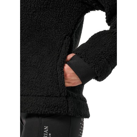  Ropa | Chaqueta Mujer Equestrian Stockholm Teddy Fleece Black