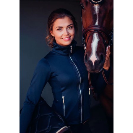  Ropa | Chaqueta Mujer Equestrian Stockholm Fleece Azul