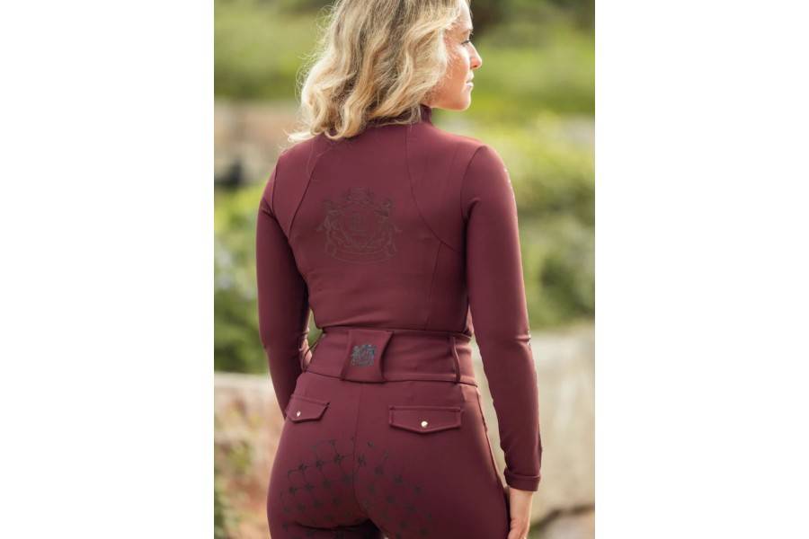 Base Layer Haute Basics Màniga Llarga Dark Burgundy | Genet