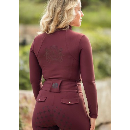 Base Layer Haute Basics Màniga Llarga Dark Burgundy | Genet