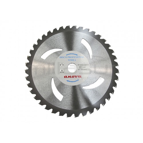 Disco Widea 40 Dientes 255x2x25.4 | Huerto y Jardín. Calvet Animals i
