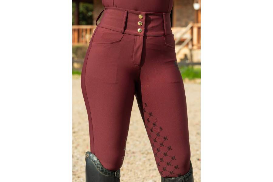  Pantalones Mujer | Mallas Breegging Haute Basics Burgundy |