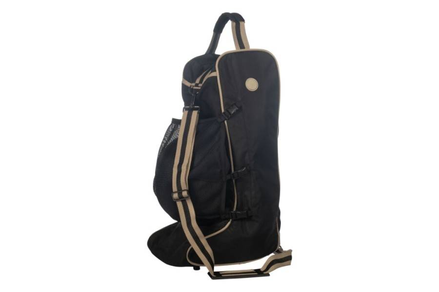  Accesorios | Bolsa Funda Botas HKM Joules Negra/Beige | Calvet