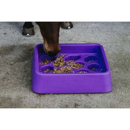Comedero Caballo Slow Feeder 60x50x17 Violeta | Calvet Animals i Plantes.