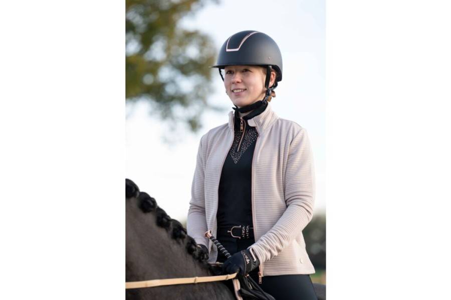 Samarreta Dona Màniga Curta HKM Rosegold Glamour Negra | Genet