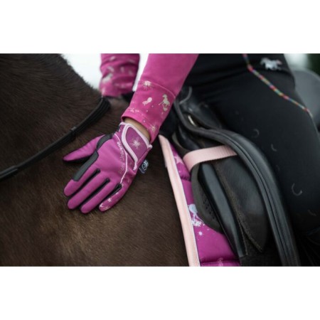 Guants HKM Polly Magenta | Genet