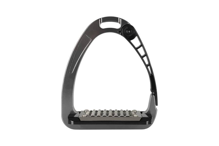 Estribos Seguridad Acavallo Alupro AC607 Titanio/Negro | Calvet Animals i