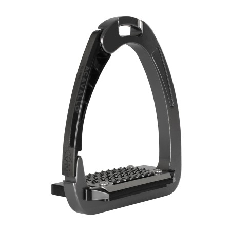 Estribos Seguridad Acavallo Alupro AC607 Titanio/Negro | Calvet Animals i