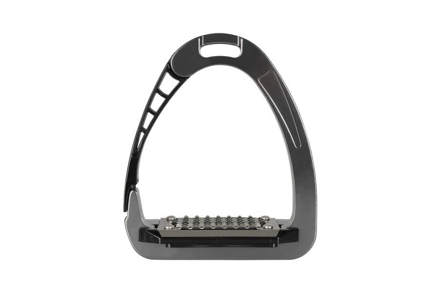 Estribos Seguridad Acavallo Alupro AC607 Titanio/Negro | Calvet Animals i