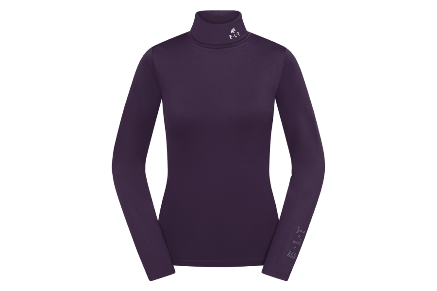Camiseta Manga Larga Cuello Alto ELT Madison Morado Oscuro | Calvet