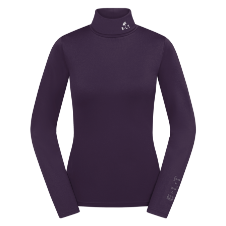 Camiseta Manga Larga Cuello Alto ELT Madison Morado Oscuro | Calvet