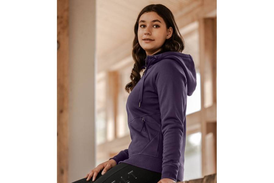 Sudadera Con Capucha ELT Orlando Morado Oscuro | Calvet Animals i Plantes.