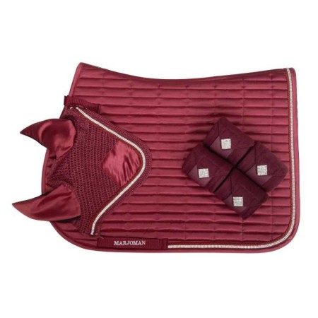 Conjunto Marjoman Sudadero Brillante + Orejeras + Vendas Burdeos | Calvet