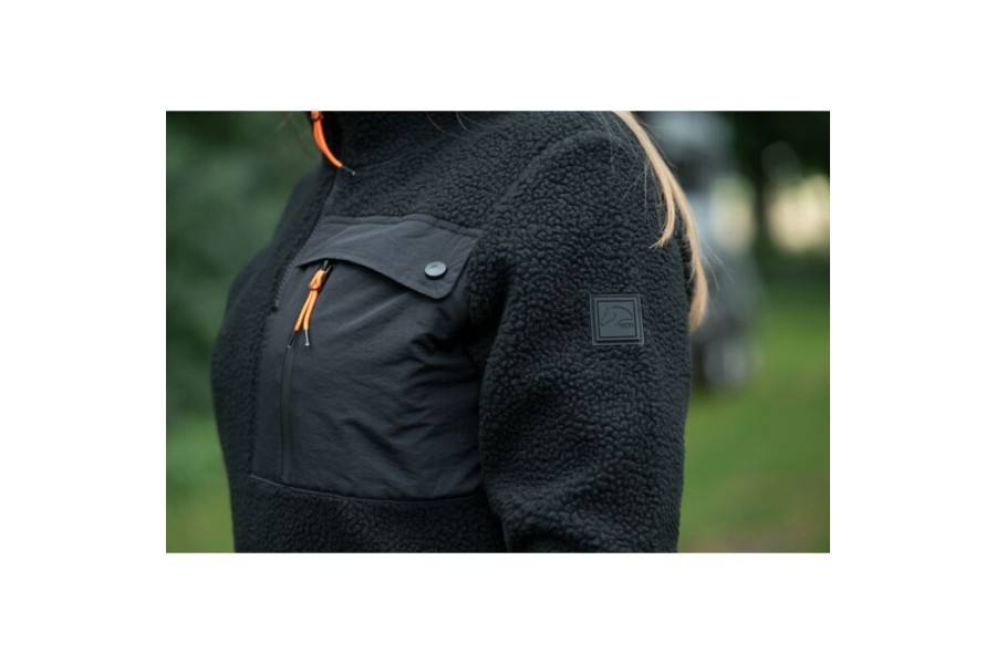 Dessuadora Unisex TeddyFleece Negra | Genet