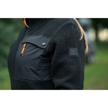 Sudadera Unisex TeddyFleece Negra | Calvet Animals i Plantes.