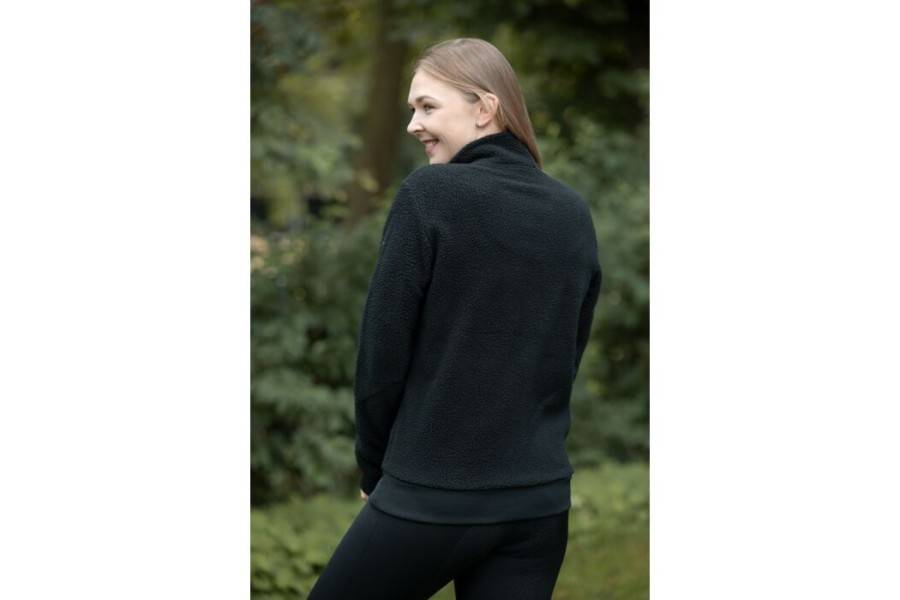 Sudadera Unisex TeddyFleece Negra | Calvet Animals i Plantes.