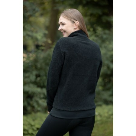 Dessuadora Unisex TeddyFleece Negra | Genet