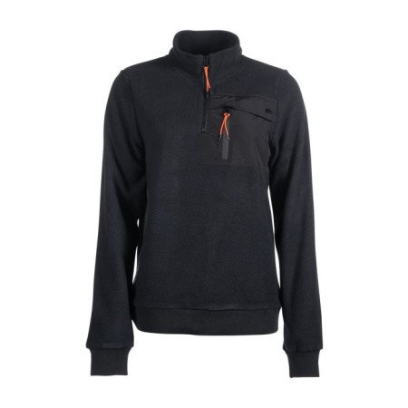 Dessuadora Unisex TeddyFleece Negra | Genet