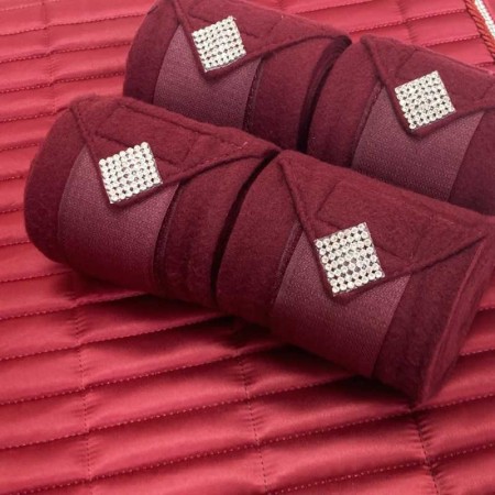 Conjunto Marjoman Sudadero Brillante + Orejeras + Vendas Burdeos | Calvet