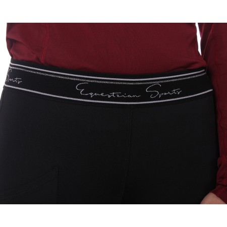 Mallas Mujer QHP Eden Full Grip Negro | Calvet Animals i Plantes.