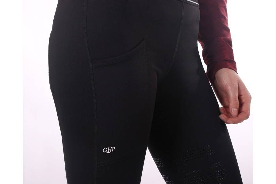 Malles Dona QHP Eden Full Grip Negre | Pantalons