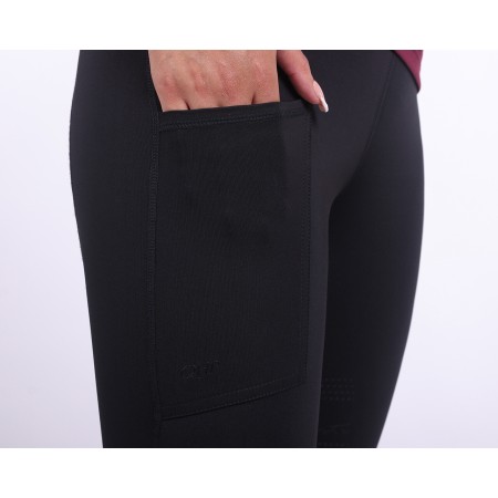 Mallas Mujer QHP Eden Full Grip Negro | Calvet Animals i Plantes.