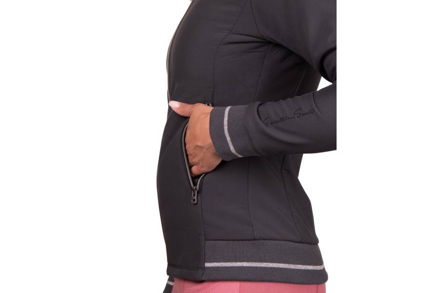 Chaqueta Mujer QHP Lieke Antracita | Calvet Animals i Plantes.