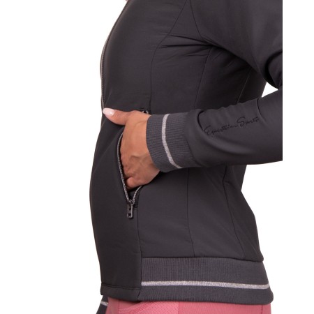 Chaqueta Mujer QHP Lieke Antracita | Calvet Animals i Plantes.