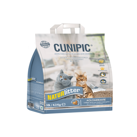 Cunipic Naturlitter Clumping Vegetal 10L | Salut i higiene per a gat