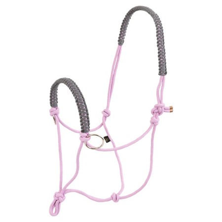 Cabezada Cuadra Cuerda BR + Ramal + Riendas Malva | Calvet Animals i