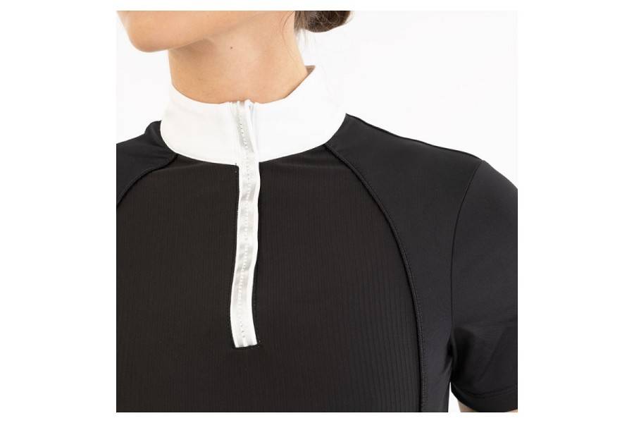 Polo Competición Mujer Manga Corta BR Isabel Meteorite | Calvet Animals i