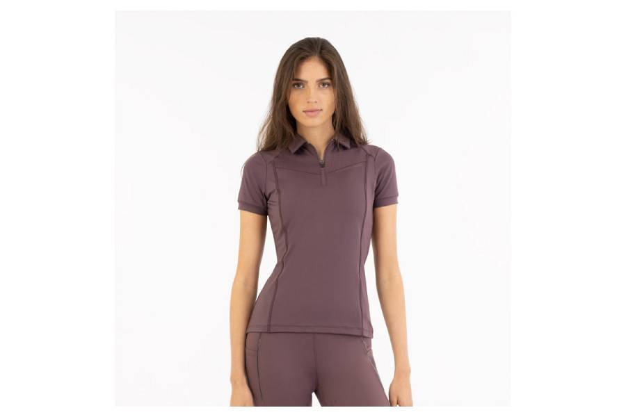 Samarreta Dona Màniga Curta BR Inne Zip-Up Huckleberry | Genet