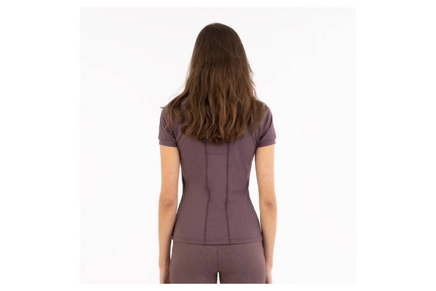 Samarreta Dona Màniga Curta BR Inne Zip-Up Huckleberry | Genet