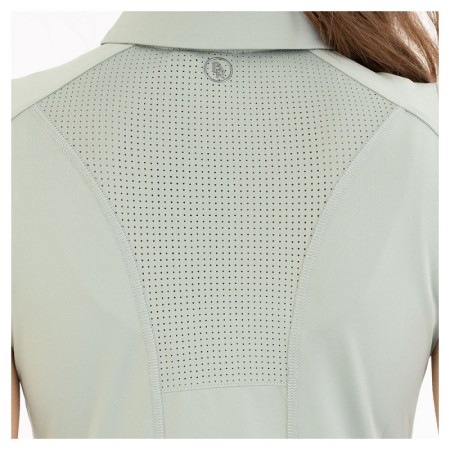 Camiseta Mujer Sin Mangas BR Inne Zip-Up Slate Gray | Calvet Animals i