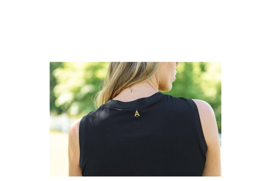 Camiseta Mujer Sin Mangas ANKY Sport ATC251302 Negra | Calvet