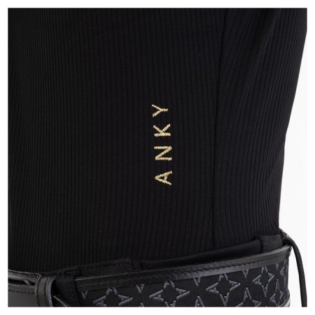 Camiseta Mujer Sin Mangas ANKY Sport ATC251302 Negra | Calvet