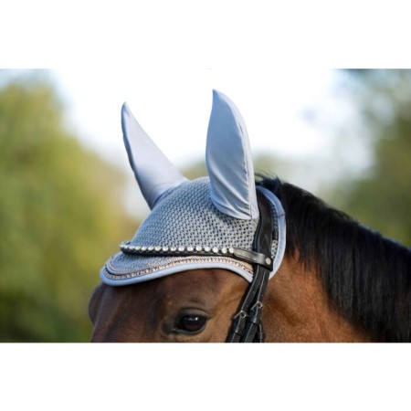 Orejeras HKM Rosegold Glamour Gris/Rosa Oro | Calvet Animals i