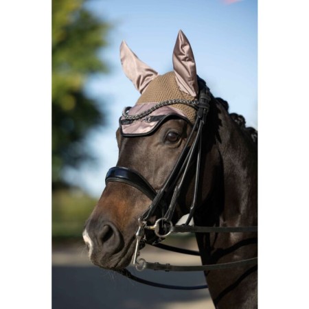 Orejeras HKM Golden Bit Taupe | Calvet Animals i Plantes